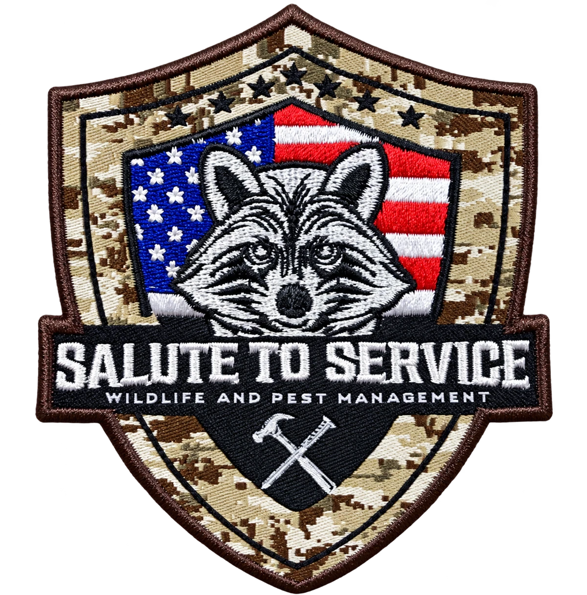 Custom embroidered insignia patch